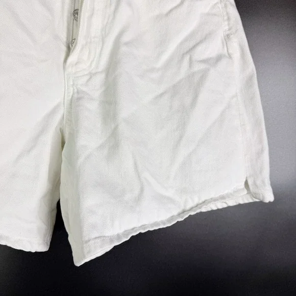 Citizens of Humanity Marlow Vintage Shorts White Denim Button Fly Women's Sz 26 - Picture 6 of 12